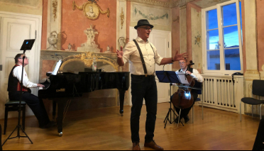 Auftritt einer Jazz-Band.