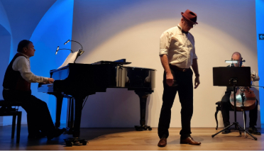 Auftritt einer Jazz Band.